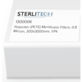 Sterlitech Polyester (PETE) Membrane Filters, 0.8 Micron, 300 x 3000mm, 1/Pk 1300006
